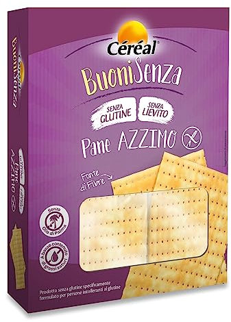 Céréal Buoni Senza Pane Azzimo, Pane Senza Glutine, Pane Senza Lievito, 2 pocket, 180 g