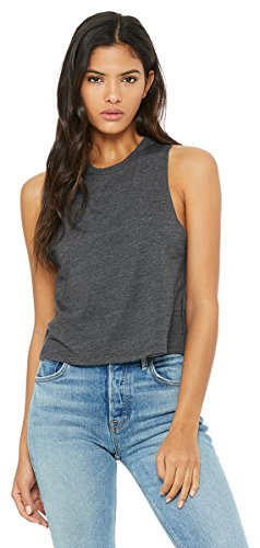 Bella + Canvas. Dark Grey Heather. S. 6682. 00884913630390