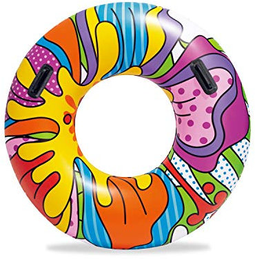 Bestway 36125 Bouée ronde plage ou piscine Pop diamètre 119 cm