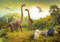 decomonkey Fototapete selbstklebend Kinderzimmer Dinosaurie Tiere 294x210 cm XL Selbstklebende Tapeten Wand Fototapeten Tapete Wandtapete klebend Klebefolie Jurasic Park