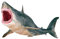 Shark Modell Spielzeug Simulation Megalodon Miniatur Tier Spielzeug Sammlung Figur Marine Tier Modell Ornamente für Wohnaccessoires Dekor