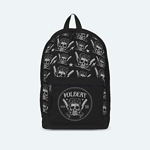 Rocksax Volbeat Backpack - Barber All Over Print - 43cm x 30cm x 15cm – Officially Licensed Merchandise