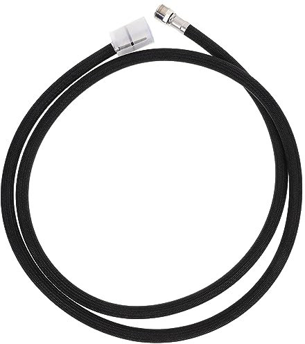 DOITOOL 1PCS Pull Down Faucet Replacement Hose for Kitchen Sink Faucets Pull Out Spray Head Hose Stainless Steel (150cm,Black)