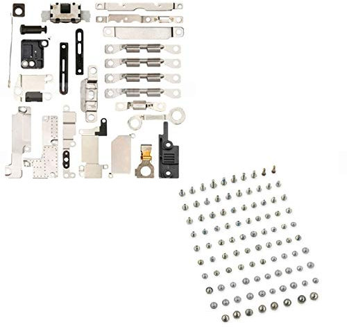 iReplaceParts Kit complet de fixation et de vis pour iPhone 7 Plus Support métallique intérieur avec vis complète comprenant des boucliers thermiques