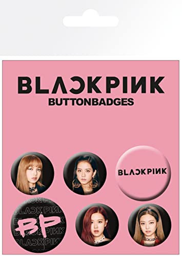 GB Eye- Black Pink Badge, BP0814, Rose Taille Unique