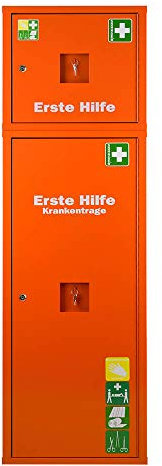 SÖHNGEN-Set Sanitätsschrank JUNIORSAFE + Anbauschrank SAFE, orange, ungefüllt, Art.-Nr. 0502022, 0503019