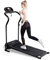 COSTWAY Elektrisches Laufband mit 2 Trainingsmodi & 12 Programme | 1-10 km/h | LCD Display | klappbar und rollbar | bis 100 kg belastbar | inkl. Sicherheitsschlüssel, Fitnessgerät für Zuhause & Büro