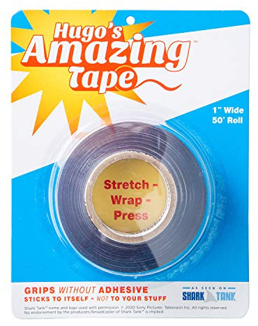 Hugo's Amazing Tape - 15,2 m Rolle x 2,5 cm breiter, wiederverwendbarer, doppelseitiger Antihaftkleber