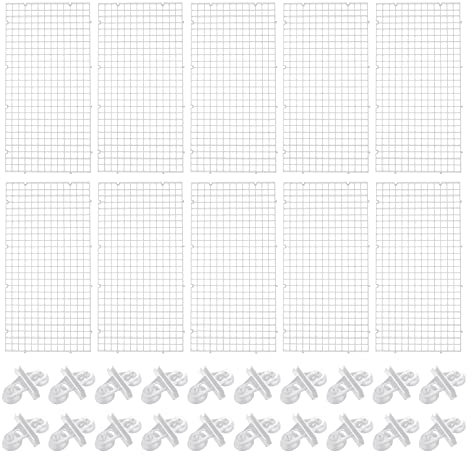 be in your mind - 10 bandejas para peces aislantes separadores de bandeja de plástico con 20 clips de ventosa