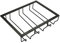 Weinglashalter Gläserhalter Gläserschiene Weinglashalterung Hangers Champagner Weinglas Rack - Eisen Stielgläser Halter Unter Schrank, 3 Schienen Weinglashalterung für Bar Küche Zuhause Cafe (A)