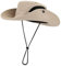 flintronic Sonnenhut Herren Damen,Wide Brim UV-Schutz Eimer Hüte,Faltbare Cowboyhut mit Kinnriemen,Seiten Presse und Breathable Ineinander greifen Cown,Design für Strand/Wandern/Angeln/Camping-Khaki