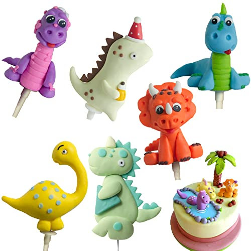 Dinosaurier Geburtstag Kuchen Dekoration 6 Stück Dinosaurier Cake Topper Dinosaurier Kuchenaufsatz Geburtstag Cake Topper Dinosaurier Thema Party Dekoration Für Mädchen Jungen Party Dekoration