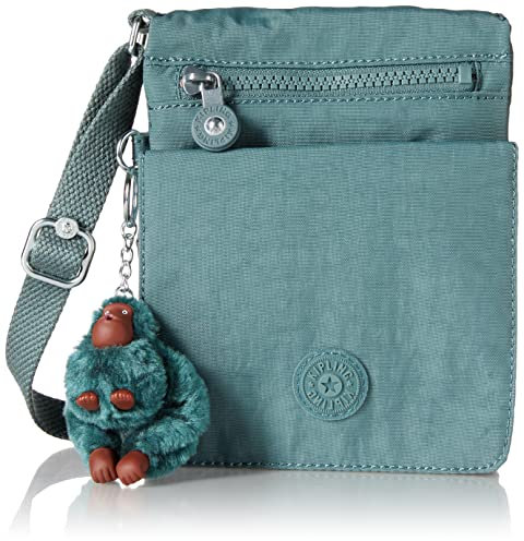 Kipling Herren New Eldorado Umhängetasche, Helles Aloe-Ton