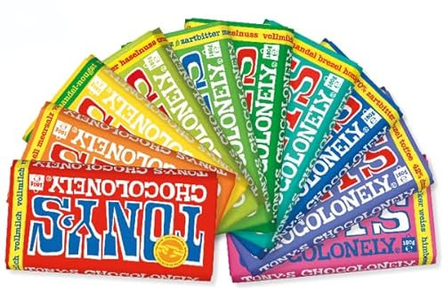 Tony's Chocolonely - Schokoladen-Regenbogen-Starter-Set - Classic Bundle - 10 x 180 g - Großpackung - Geschenke - Vegetarisch - Belgian Fairtrade Chocolate