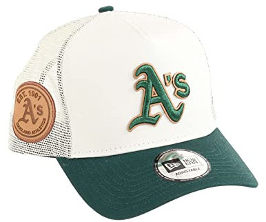 New era Oakland Athletics MLB Stone Green Established 1901 Sidepatch A-Frame Trucker Cap - One-Size