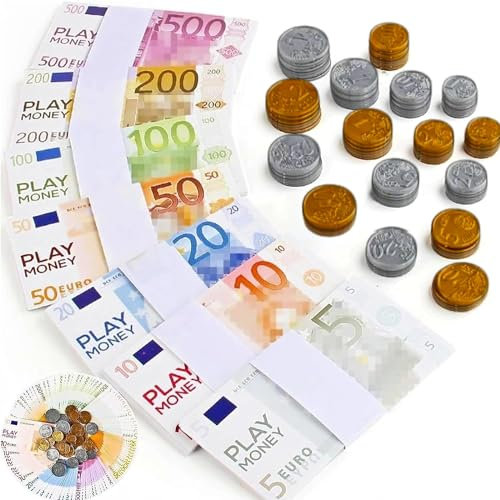 Faux Billets , Factures, Argent Fictif Billets en Jouets pour Enfants Argent Arithmétique, Argent Arithmétique pour Jouets, Argent Fictif Magasin De Jeux pour Enfants