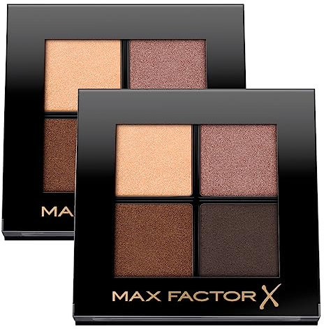 Max Factor Colour X-Pert Soft Touch Palette da 4 Ombretti Altamente Pigmentati Diverse Tonalità Colore 003 Hazy Sands - 2 Cosmetici