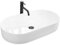Rea Lavabo sobre Encimera Nadia 70 Lavabo de baño 710 x 385 x 120 mm Cerámica (blanco)