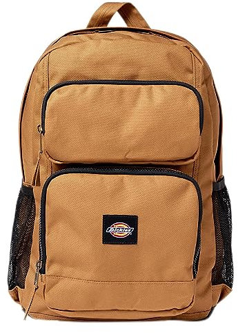 Dickies Rucksack mit zwei Taschen, Braun Duck, AL, Rucksack mit zwei Taschen