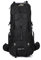 Hwjianfeng Wanderrucksack 70L Trekkingrucksack Rucksack Reiserucksack Rucksack der großen Kapazität & mit Regenschutz, Herren Damen Backpacking Campingrucksack (Schwarz)