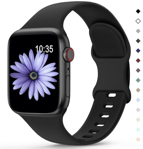 Higgs Cinturino Sportivo in Silicone Morbido Compatibile con Apple Watch 38/40/41/42/44/45/46/49mm–Cinturini Compatibile con Serie Ultra 2/10 /9/8 /7/6 /5/4 /3/2 /1 /SE (SE 2) – Uomo e Donna