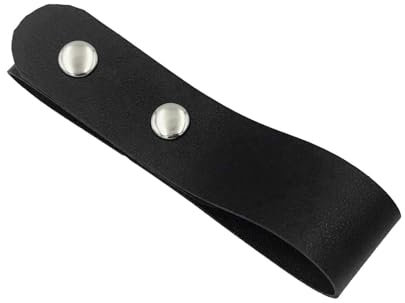 Fonowx Support de Fouet de Ceinture Portable, fouets de Ceinture pour Hommes et Femmes Suspendus, fouets et Ceinture de Culture pour fouets d'équitation, Noir