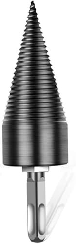 LIGENZ Fendeuse BûChes Bois Chauffage Foret Fendage Bois Fendeuse BûChes Robuste Avec3 Tiges Multifonctions CarréEs/Rondes/Hexagonales Forets Coniques Fendage(42mm)