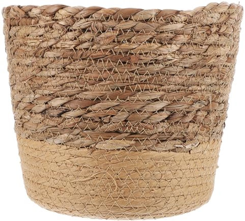 HANABASS Maceta Tejida De Marinas Cesta para Plantas De Interior Cesta Tejida Mano para Decoración del para Plantas De Jardín y Almacenamiento De