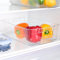 OHS Fridge Storage Organiser Tray, Fresh Fruit Vegetables Fridge Drawers Pull-Out Storage Plastic Tidy Shelf Kitchen Pantry Freezer Storage Containers, Medium