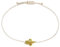 Selfmade Jewelry Armband Damen Schildkröte Handgemachtes Makramee-Armbändchen Größenverstellbar Inkl. Geschenk-Verpackung (Gold - Beige)