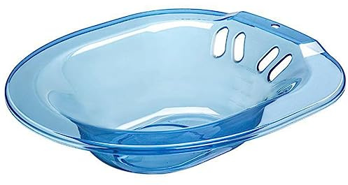 OUNONA Sitzbad Toilettensitz Becken Korrosionsbeständig Temperaturbeständig Mit Überlaufschutzlöchern Komfortables Sitzbad Zur Für Schwangere Und Patienten Fördert Heilung Und Hygiene