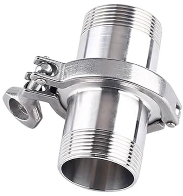 1/4 3/8 1/2 3/4 1-4 BSPT Maschio Femmina 0,5 1 1,5 2 3 Set Tri Clamp Raccordo for tubi in acciaio inossidabile sanitario 304 316 Homebrew(SUS304-M-M,DN8 1l4 BSPT K25.4)