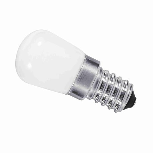 Aoresac 1,5W LED-Kühlschrankbirne E14, Helles, Weiches Licht, Keine Verschmutzung, Einfache Installation, AC 110 V 220 V Warm Kühles Weiß, 360 ° Strahlwinkel, (220 V)