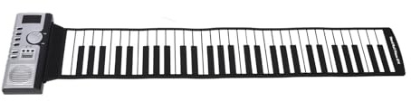 61 Key Roll Up Piano Keyboard Portable Piano Keyboard Silicone Electronic Piano Keyboard with Built in Speaker for Kids Adults