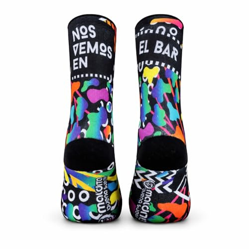 Maldita Buena Suerte Calcetines Ciclismo Hombre y Mujer Técnicos – MTB y Carretera – Transpirables, Antirozaduras, Sin Costuras y Diseños Originales
