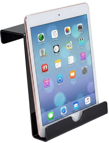 UNICRAFTALE Support de Lecture pour Vélo d'exercice Support pour Tablette sur Tapis de Course en Acrylique Porte Livre Noir Présentoir de Lecture pour Tablettes Magazines et Livres 193x160x95mm