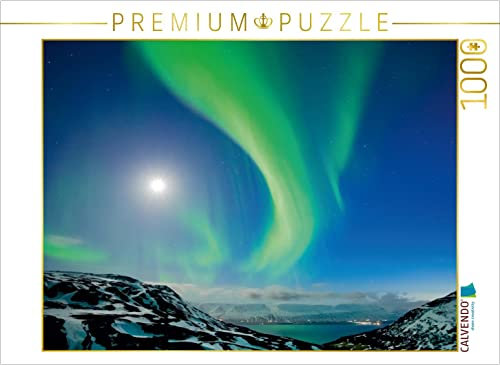 CALVENDO Puzzle Polarlichter im Norden Islands 1000 Teile Lege-Größe 64 x 48 cm Foto-Puzzle Bild von Edition Arctic