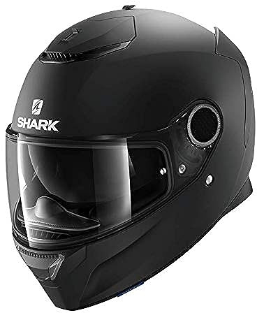 Motorradhelm Shark Spartan 1.2 BLANK Mat KMA, Schwarz, XS