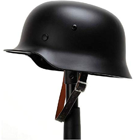 Deutscher M35 Stahlhelm Zweiter Weltkrieg Schutzhelm mit Lederfutter-(BK)