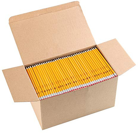Madisi Wood-Cased #2 HB Pencils Bulk, 1000 Count, Pre-sharpened