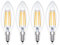 Huoqilin 4W E14 Dimmable Led Bulb, SES Small Edison Screw Candle Light Bulbs, 40W Incandescent Equivalent,2700K Warm White,400lm,Pack of 6