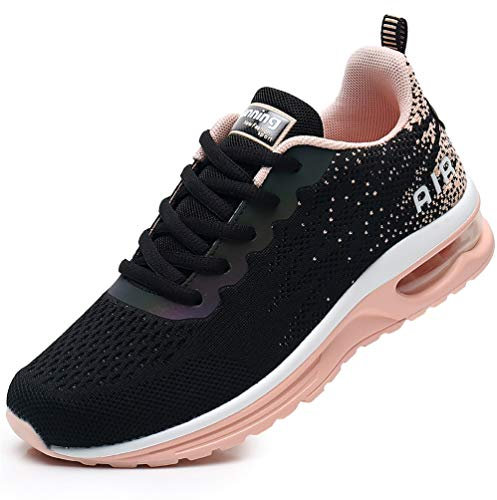 FLARUT Scarpe da Ginnastica Corsa Sportive Fitness Donna Running Sneakers Basse Interior Air Casual all'Aperto(Orange,42)