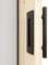 WOLFBIRD Manija de Puerta Corrediza 24cm Negro Retro Clásica Aluminio Tirador de puerta de granero