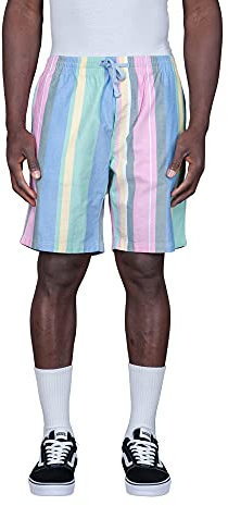 Tommy Hilfiger Jeans Tjm Stripe 2 Short Homme DM0DM11524 TOJ Romantic Pink Stripe - Rose - L