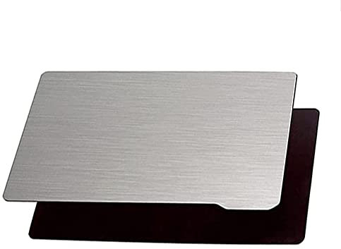 Cavabien 3D Resin Printer Platform 202 x 128 mm Magnetic Plate Steel for Anycubic Mono X Photon X M3 Plus Smart Kumitsu KL9 SLA 3D Printer