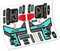 Stickers fourche Bici Fox Factory 32 2019 en vinyle adhésif (Turquoise clair)