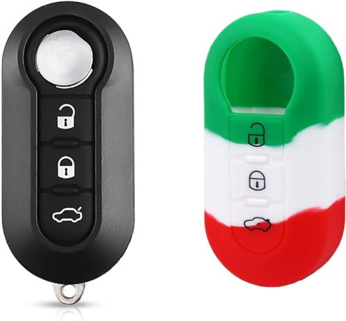 Telecomando 3 Tasti Scocca Cover per Guscio Chiave Fiat 500 Doblò,Ducato,Panda,Punto