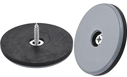 sourcing map 50mm Furniture Feet Slider Glides Screw-in Chair Leg Protector Pads PTFE 8pcs