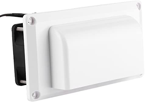 Ventilatore di Scarico Laterale per Ventilazione 12V 25W Ventilatore di Scarico per Esterno per Camper Caravan Rimorchio per Camper Barca Marine Yacht