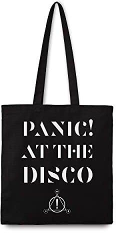 Panic! At The Disco Rocksax Death of a Bachelor Unisex Shoulder Bag Black/White